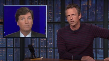 Seth Meyers rips Tucker Carlson on Late Night
