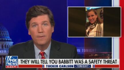 Tucker Carlson talking about Ashli Babbitt