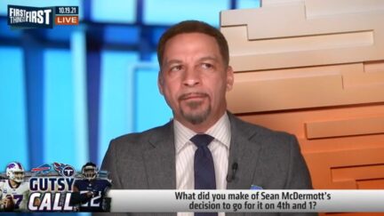 Chris Broussard makes cringeworthy mistake on Fox Sports
