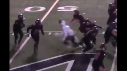 High Schooler Wakeem Page makes shocking defensive football play