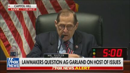 House Judiciary Chairman Rep. Jerry Nadler (D-NY) during hearing on Oct. 21