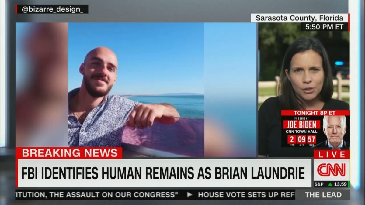 FBI Confirms Human Remains Are Brian Laundrie's