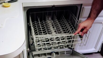 Dishwasher open
