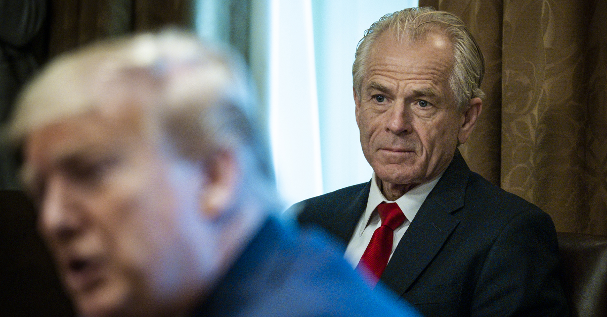 Peter Navarro Urges Trump to Cancel D.C. Speech to America First Think Tank, Warns Group is Plotting ‘Trumpism Without Trump Coup’