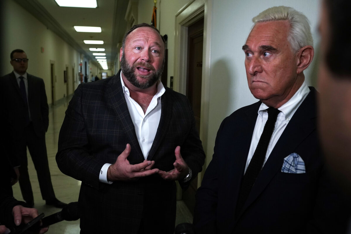 Alex Jones and Roger Stone