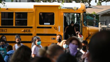 Students Wearing Masks