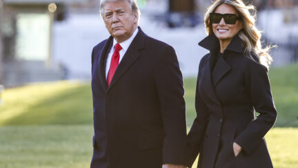 President Donald Trump and First Lady Melania Trump leave the White House for Mar-a-Lago, December 2020