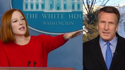 Jen Psaki Owen Jensen Split Image