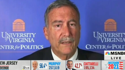 Larry Sabato delivers the bad election news to MSNBC democrats