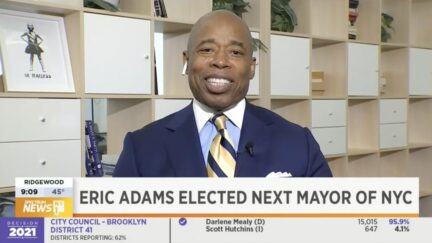 Eric Adams on Spectrum News after election win