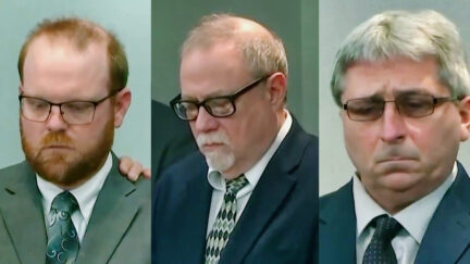 Travis McMichael, his father Gregory McMichael, and William “Roddie” Bryan