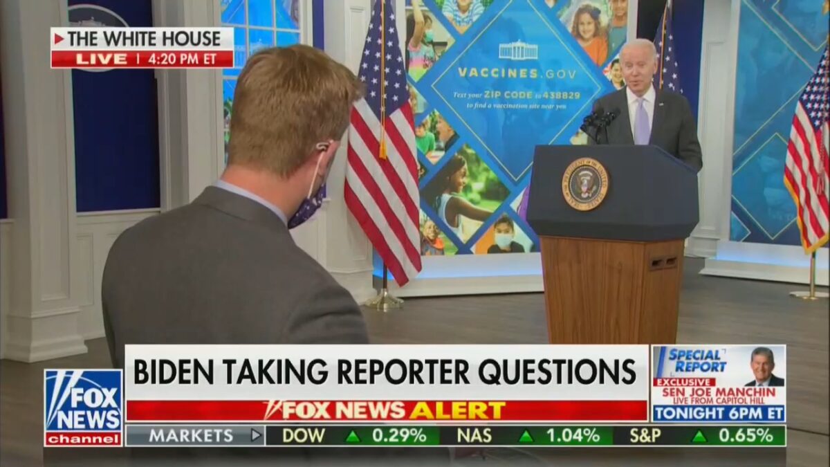 Peter Doocy asks Biden question on Nov. 3