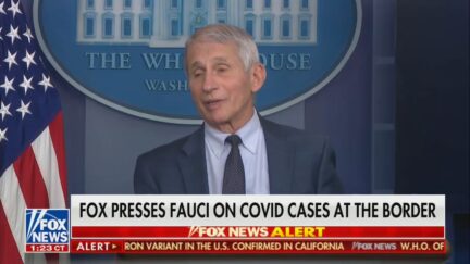 Fauci answering Doocy on Dec. 1