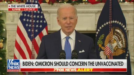 President Joe Biden on Dec. 21