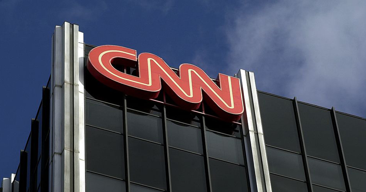 CNN logo on office building