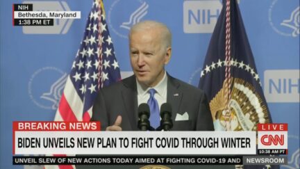 biden at NIH giving update on omicron variant