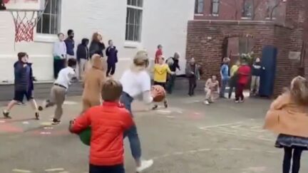 Third grade teacher hits 50 foot shot