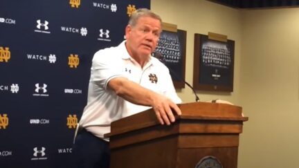 Brian Kelly speech to Notre Dame gets leaked