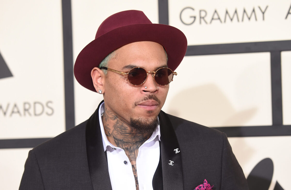 Chris Brown at 57th GRAMMY Awards - Arrivals