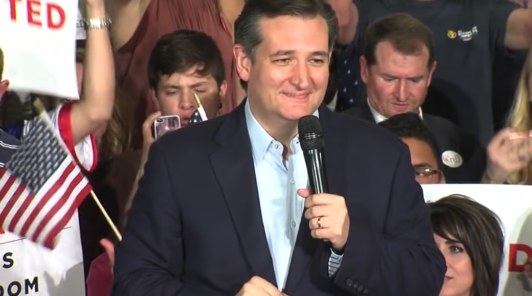 Ted Cruz refers to a "basketball ring"