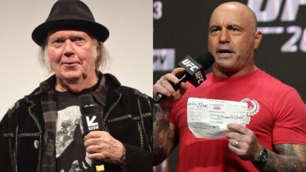 Neil Young threatens to remove his songs from Spotify over Joe Rogan vaccine misinformation