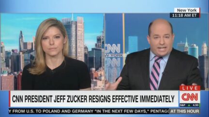 Brian Stelter discussing Jeff Zucker's resignation