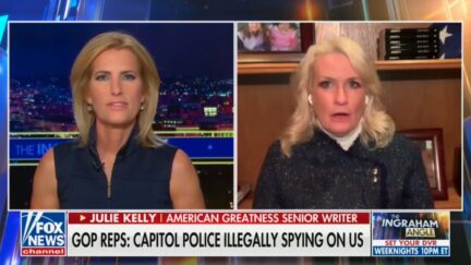 Julie Kelly with Laura Ingraham