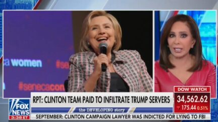 Jeanine Pirro blames Hillary Clinton for political divisions