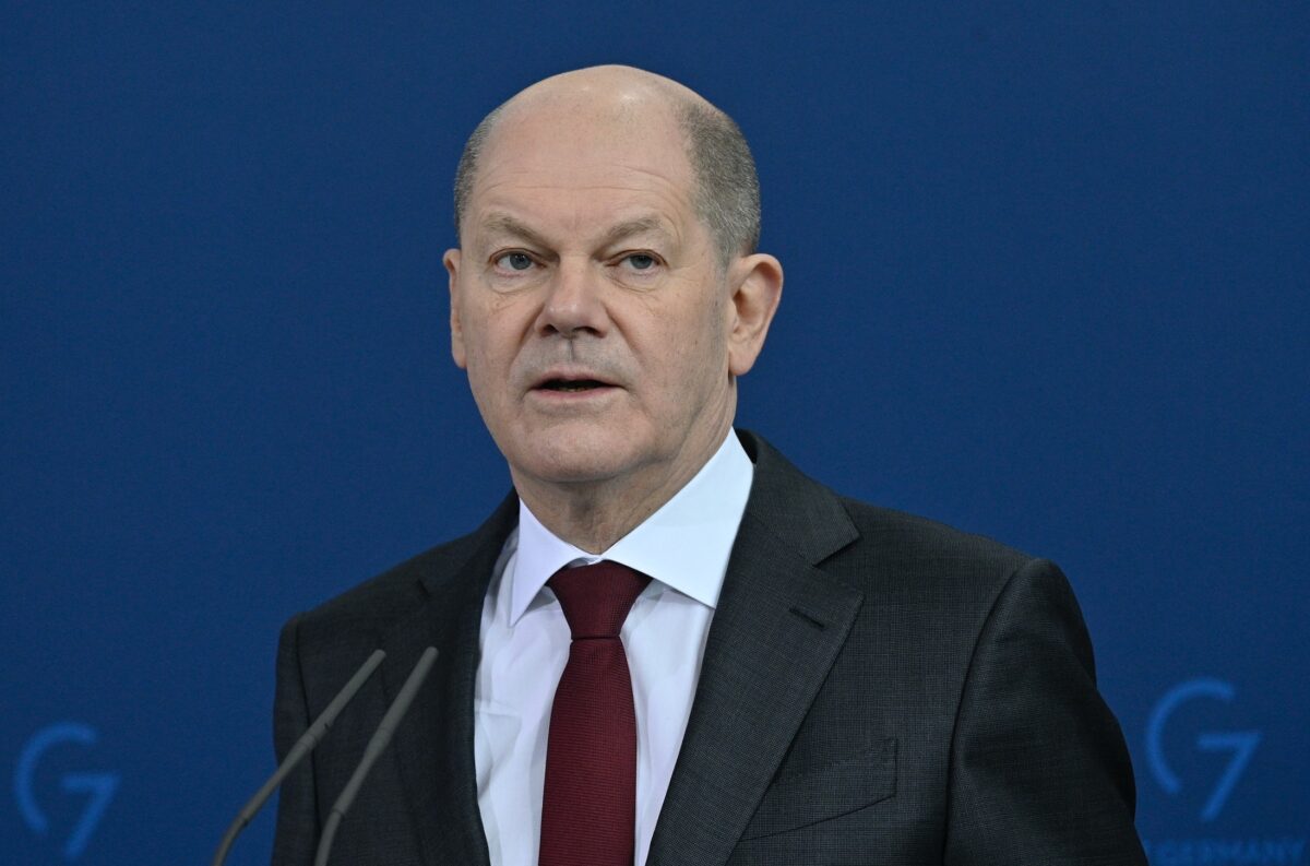 German Chancellor Olaf Scholz