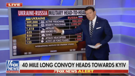 Bret Baier Explains the Numbers of Russia's 40-Mile Convoy