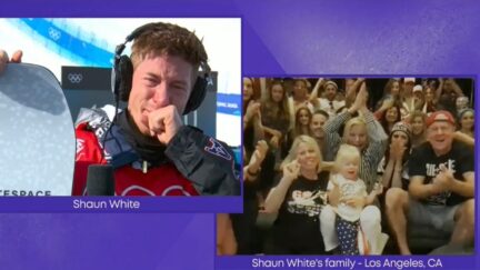 Shaun White breaks down in tears after final run of his Olympic career