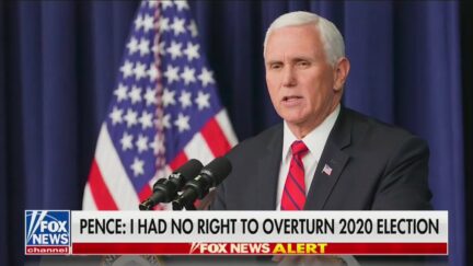 Fox News on Mike Pence's Rebuke of Trump
