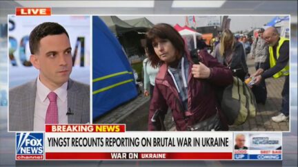 Trey Yingst on Fox News discussing covering war in Ukraine