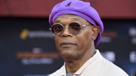 Samuel L. Jackson attends the Premiere Of Sony Pictures' 