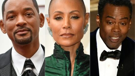 Will Smith, Jada Pinkett Smith, Chris Rock at the Oscars