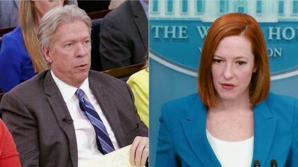 Jen Psaki Rips China for Failing to Condemn Russian Invasion, Spreading 'Conspiracy Theories' About Chemical Weapons to Major Garrett