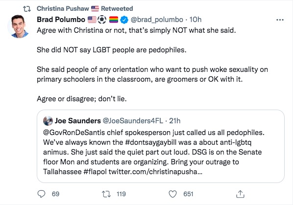 Tweet About Christine Pushaw