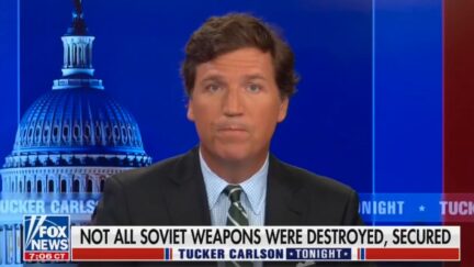 Tucker Carlson lying about bio-labs
