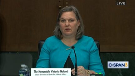 Victoria Nuland testifying before the Senate
