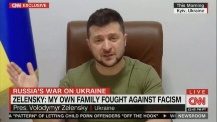 Zelensky interviewed by CNN