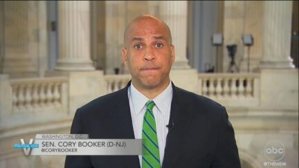 Sen. Cory Booker (D-NJ) on The View on March 29
