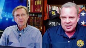 Thom Hartmann Confronts U.S. Trucker 'Freedom Convoy' Organizer Michael Letts