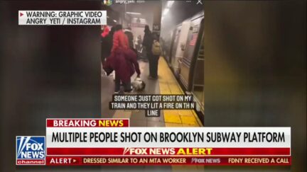 Fox News airs footage of Brooklyn subway shooting