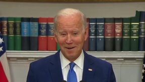 Biden Laughs at His Own Verbal Stumble Over the Word 'Kleptocracy' During Ukraine Presser