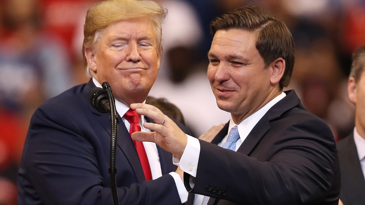 Trump Passive-Aggressively Tries to Spook DeSantis Out of 2024 Race: ‘I Can’t Imagine’ He’d Want to Run Against Me