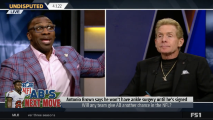 Skip Bayless Says Antonio Brown is a Social Media 'Victim'