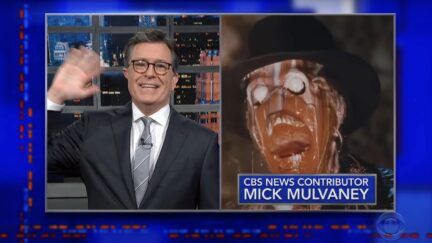 Stephen Colbert mocks Mick Mulvaney on Late Show