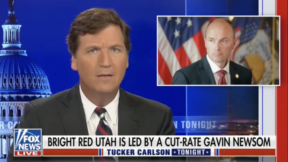Tucker Carlson Calls GOP Gov. 'Creepy' for Sharing Pronouns