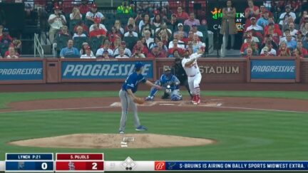 Albert Pujols homers in Busch Stadium