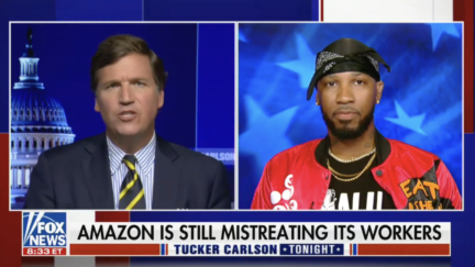Tucker Carlson Celebrates Amazon Union Organizer